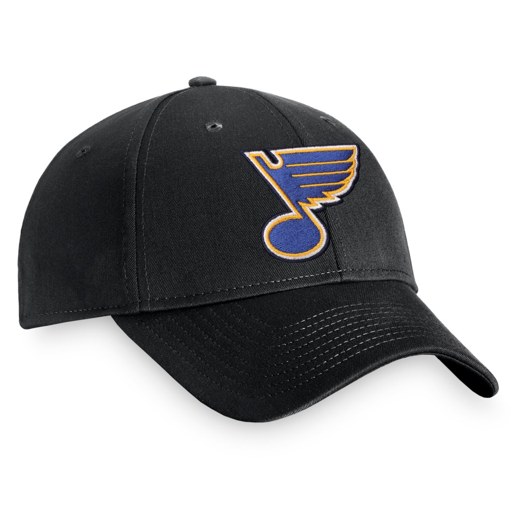 St. Louis Blues Fanatics Core Adjustable Hat - Black