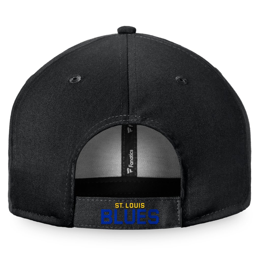 St. Louis Blues Fanatics Core Adjustable Hat - Black