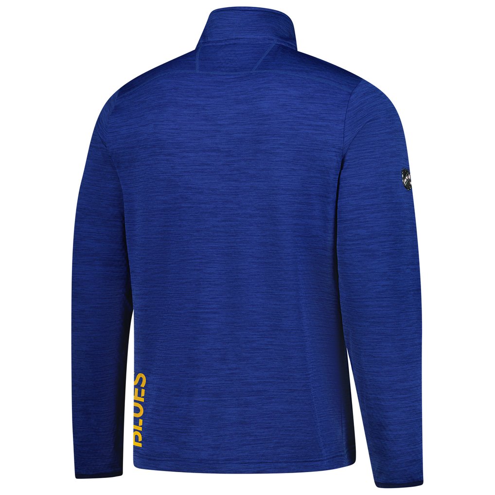  St. Louis Blues Fanatics Authentic Pro Lightweight Quarter-Zip Pullover - Heather Blue