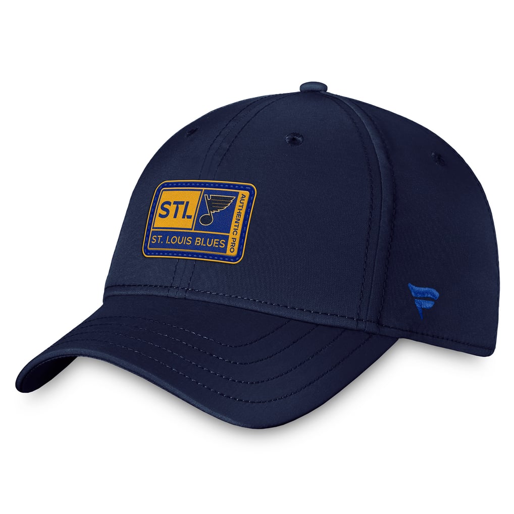  St. Louis Blues Fanatics Authentic Pro Training Camp Flex Hat – Navy