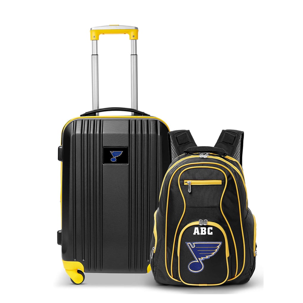 St. Louis Blues MOJO Personalized Premium 2-Piece Backpack & Carry-On Set