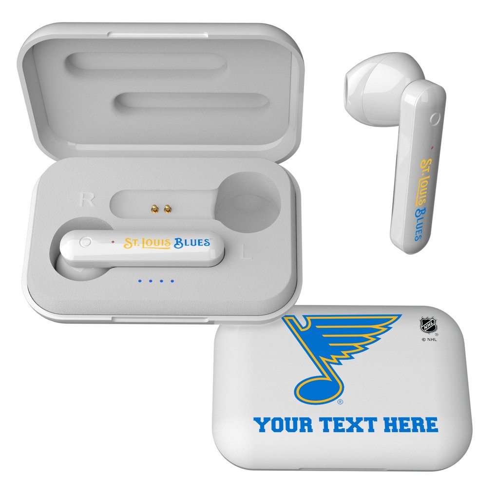 St. Louis Blues Personalized Insignia Design Wireless Earbuds