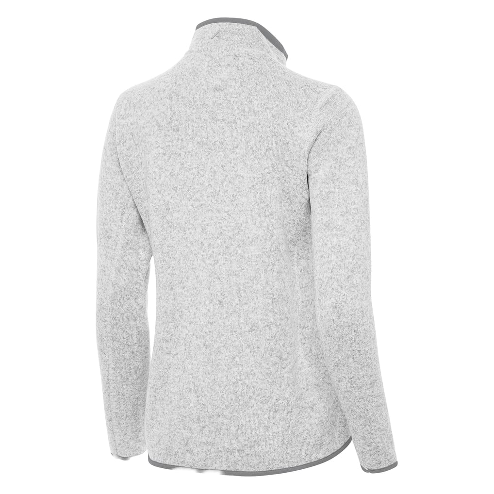 St. Louis Blues Antigua Women's Fortune Half-Zip Pullover - Heather Gray