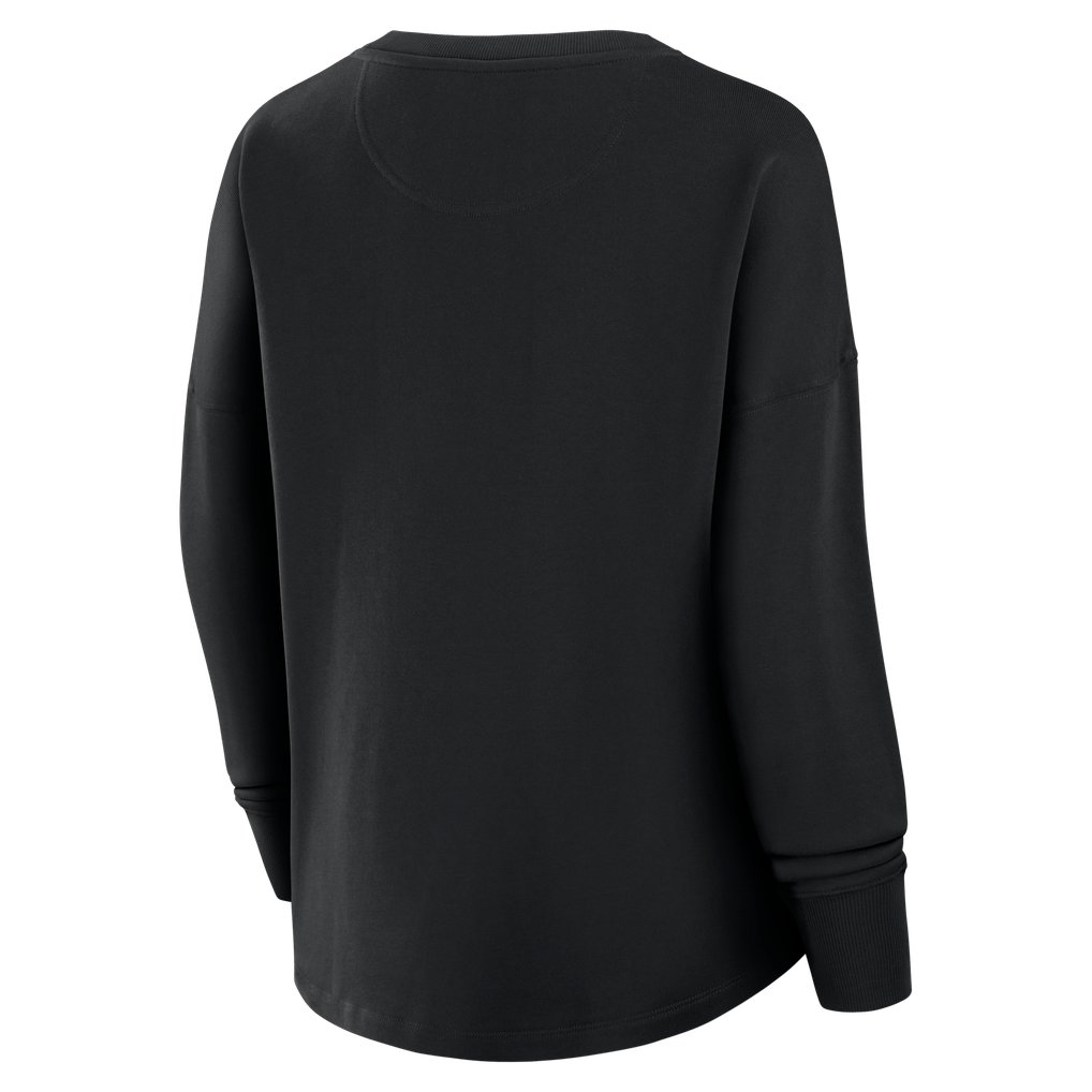 St. Louis Blues Fanatics Women's Oversized Foundation Script Sweatshirt - Black