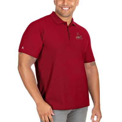 St. Louis Cardinals Antigua Big & Tall Legacy Pique Polo - Red