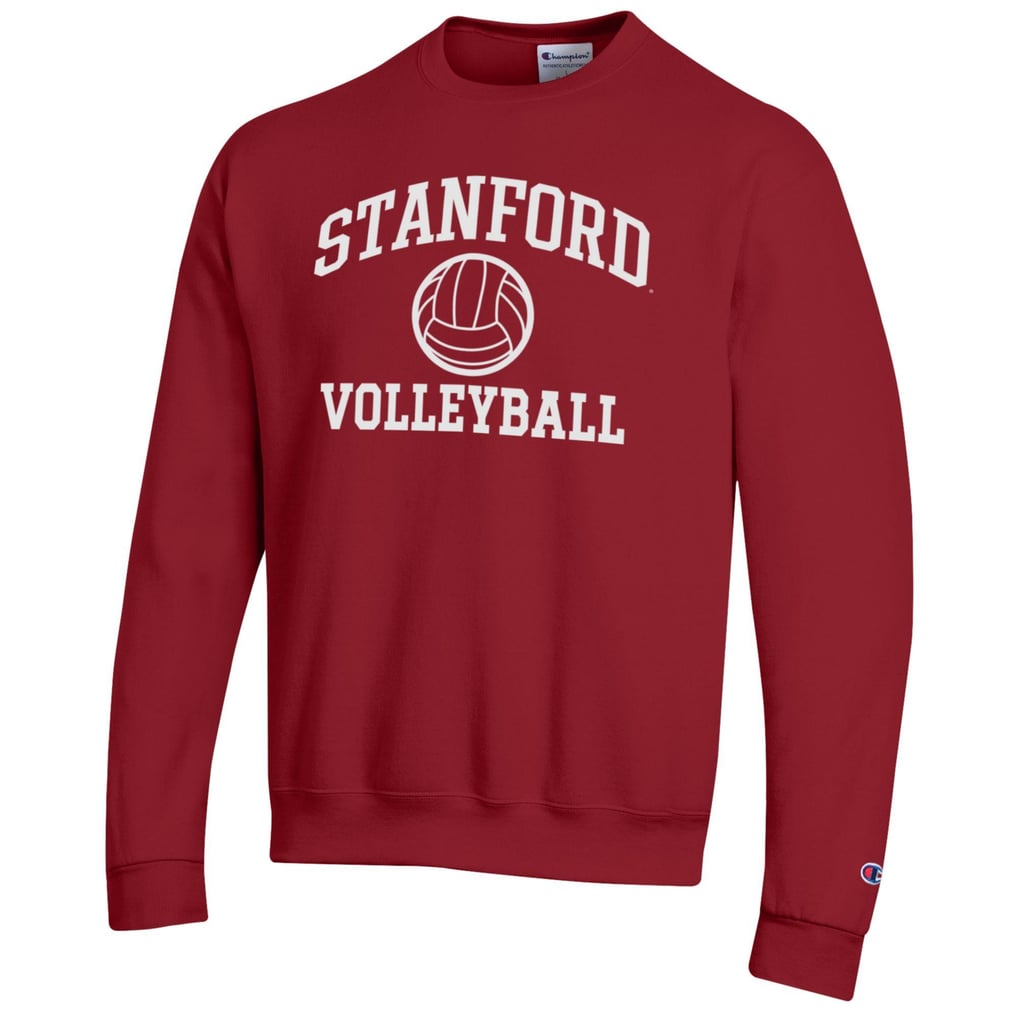 Stanford Cardinal Champion Volleyball Icon Powerblend Pullover Sweatshirt - Cardinal