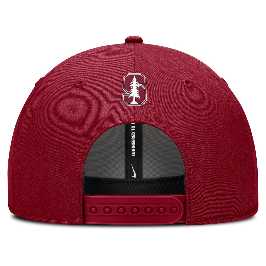 Stanford Cardinal Nike 2025 Sideline Rise Practice Adjustable Hat - Cardinal
