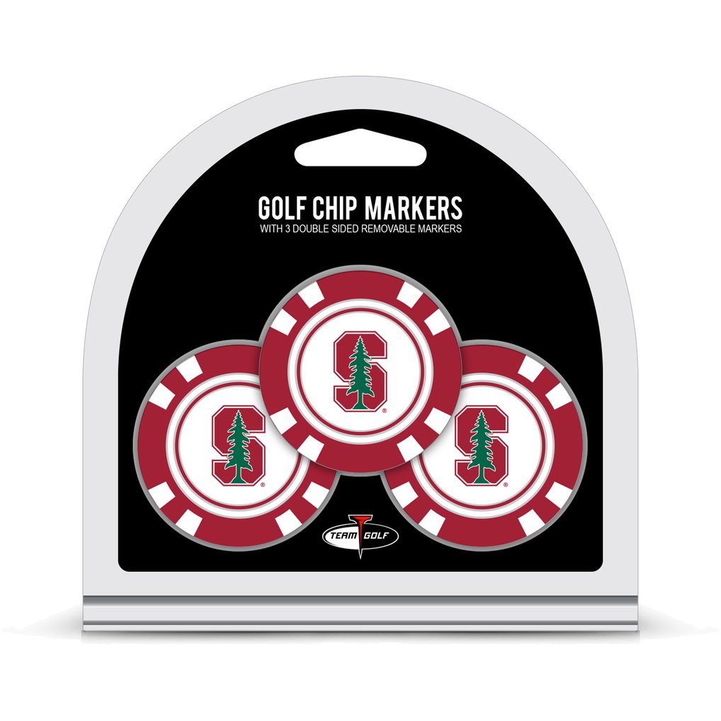 Stanford Cardinal Golf Chip 3-Pack Set