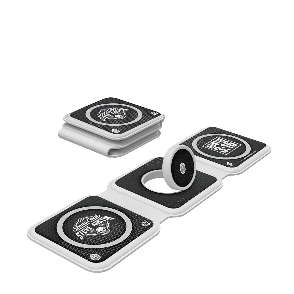 "Stone Cold" Steve Austin Keyscaper 3-in-1 Foldable Charger - White