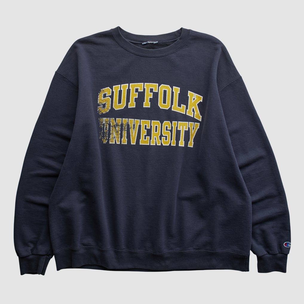Suffolk Rams 2010s Pullover Sweatshirt - Navy - XL by Fanatics Real Vintage