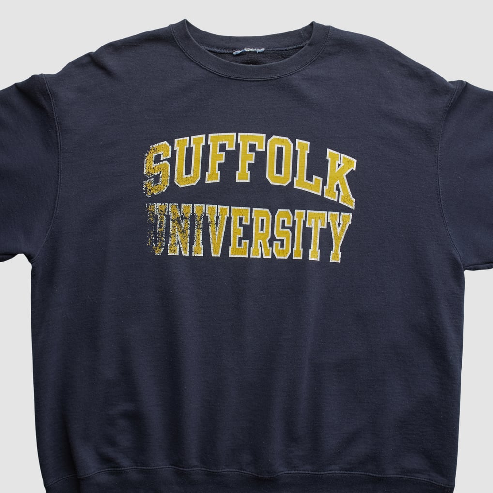 Suffolk Rams 2010s Pullover Sweatshirt - Navy - XL by Fanatics Real Vintage