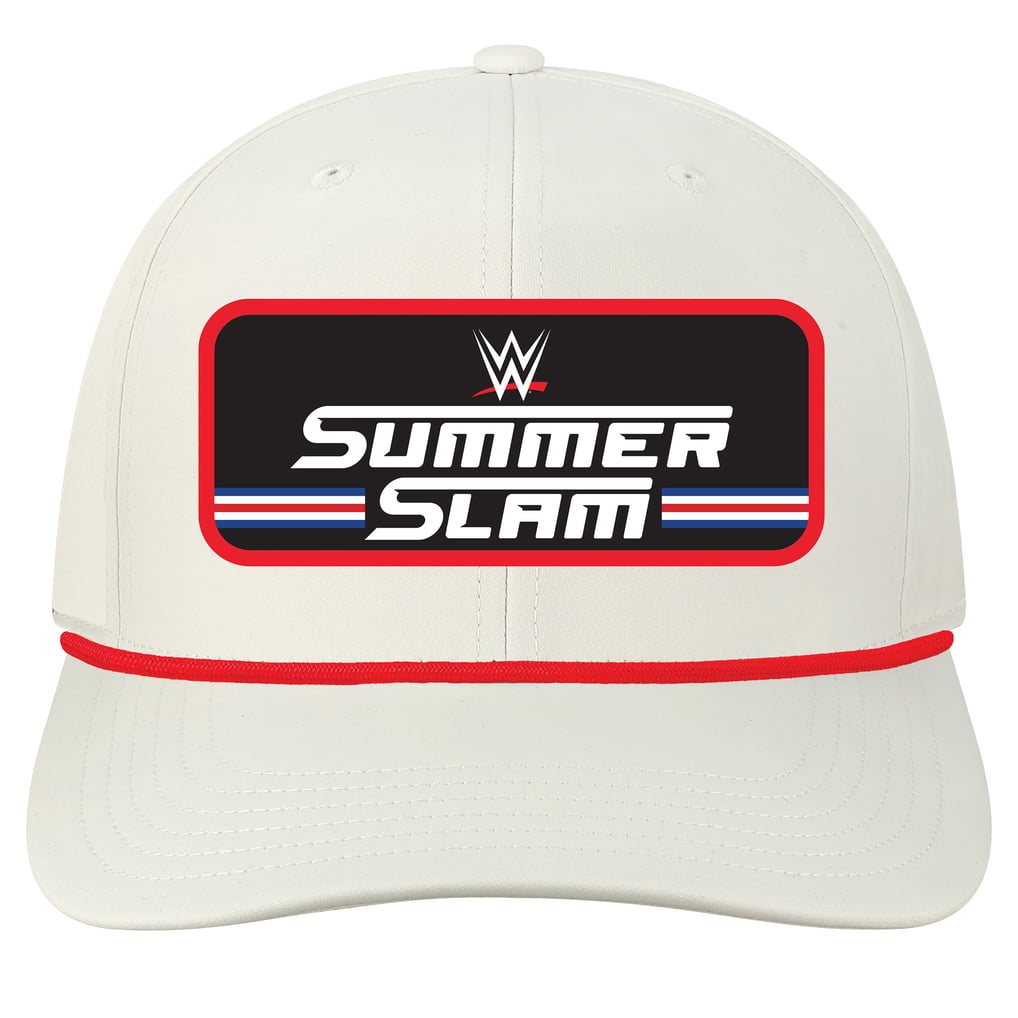 SummerSlam 2025 Back 9 Adjustable Hat - White