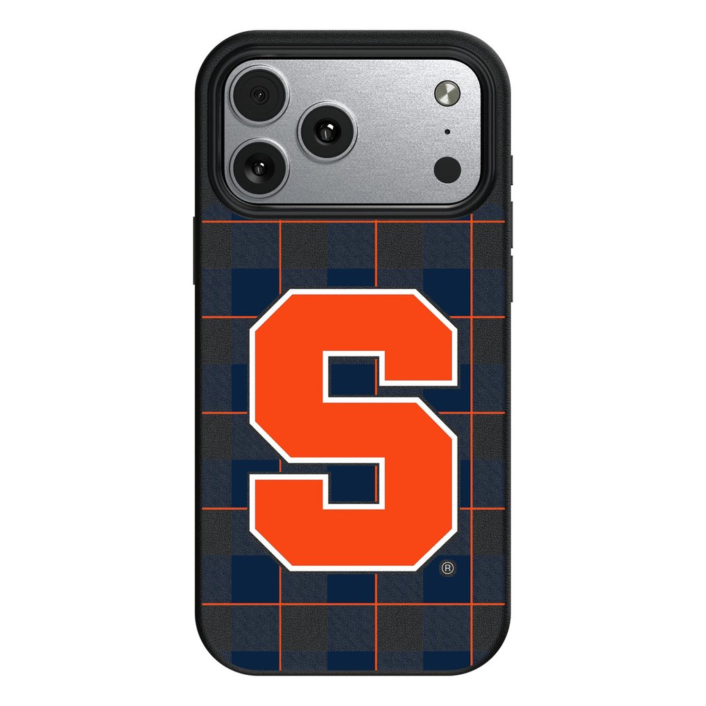 Syracuse Orange Keyscaper Plaid Magnetic Bump iPhone Case
