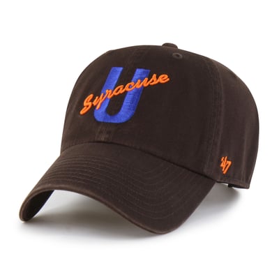  Syracuse Orange '47 Vault Clean Up Adjustable Hat - Brown