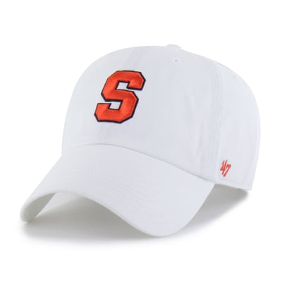 Syracuse Orange '47 Clean Up Adjustable Hat - White