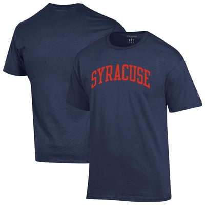  Syracuse Orange Champion Basic Arch T-Shirt - Navy