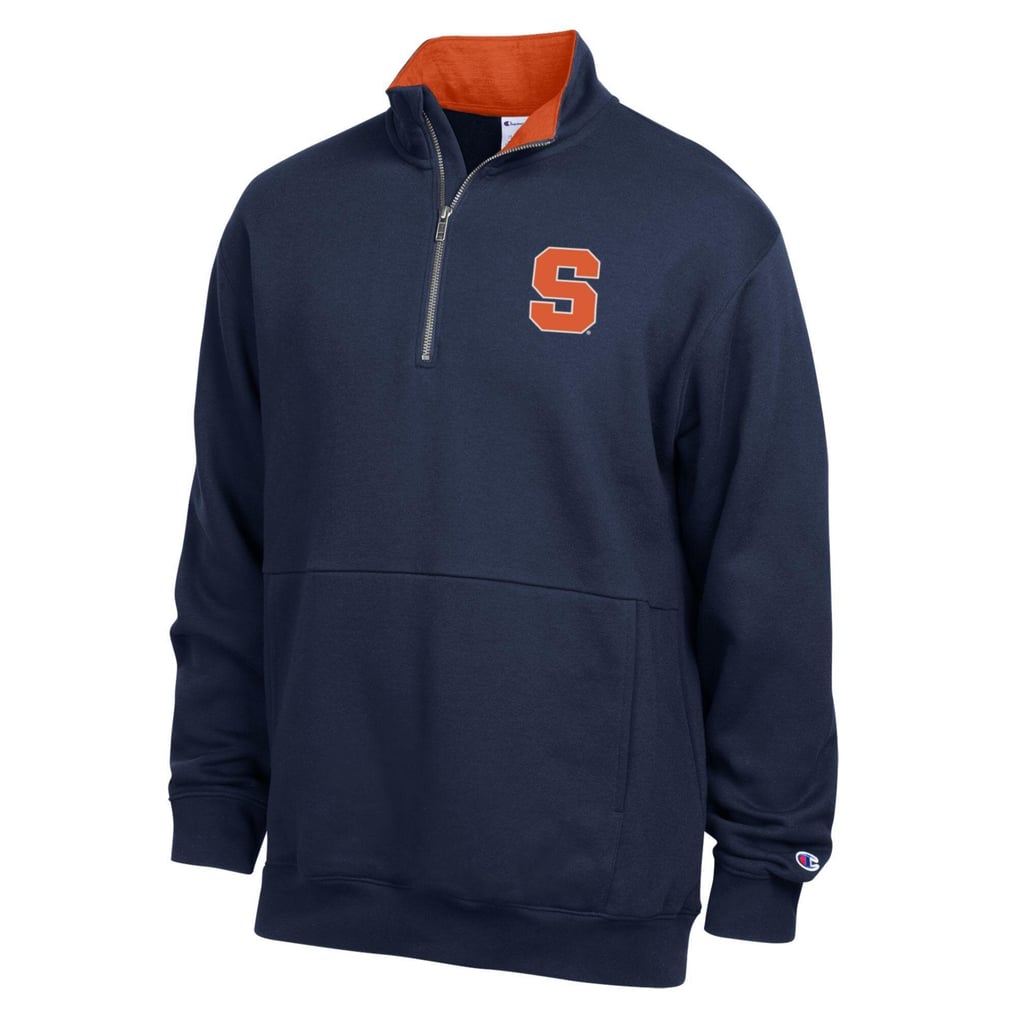  Syracuse Orange Champion Fleece Quarter-Zip Pullover - Navy