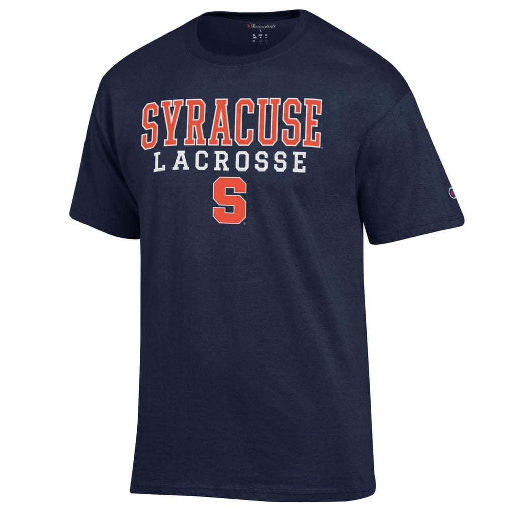 Syracuse Orange Champion Stack Logo Lacrosse Powerblend T-Shirt - Navy