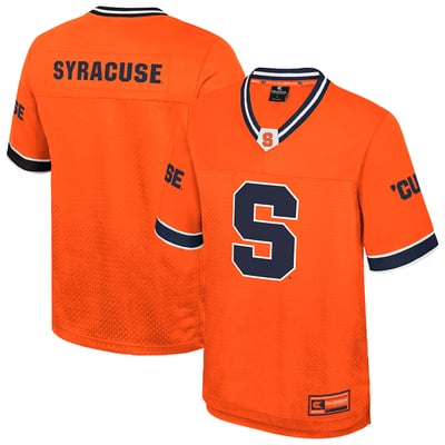  Syracuse Orange Colosseum Nothing But The Hits Football Jersey - Orange