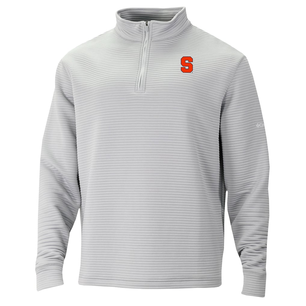 Syracuse Orange Columbia Omni-Wick Pack It Up Quarter-Zip Pullover - Gray