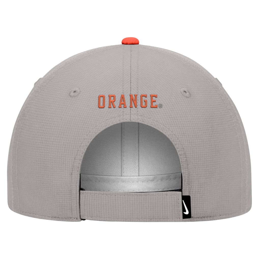 Syracuse Orange Nike Ripstop Dri-FIT Adjustable Hat - Gray