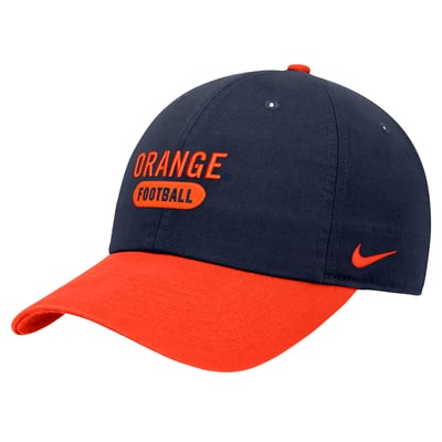 Syracuse Orange Nike Colorblock Club Adjustable Hat - Navy
