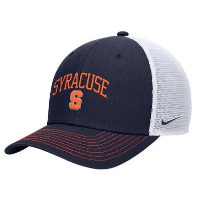Syracuse Orange Nike Rise Adjustable Trucker Hat - Navy
