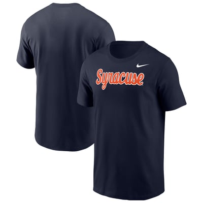 Syracuse Orange Nike Script T-Shirt - Navy