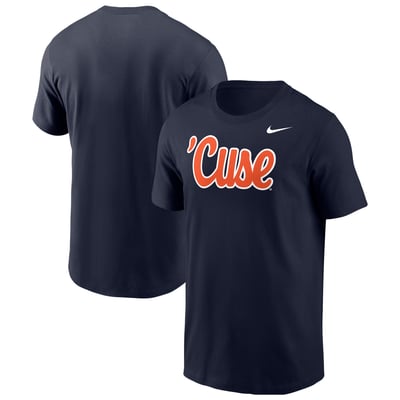 Syracuse Orange Nike Script T-Shirt - Navy