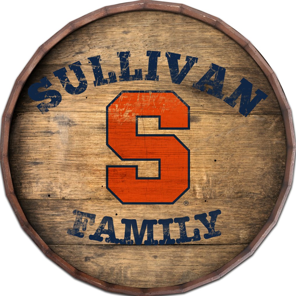 Syracuse Orange 24" Personalized Barrel Top