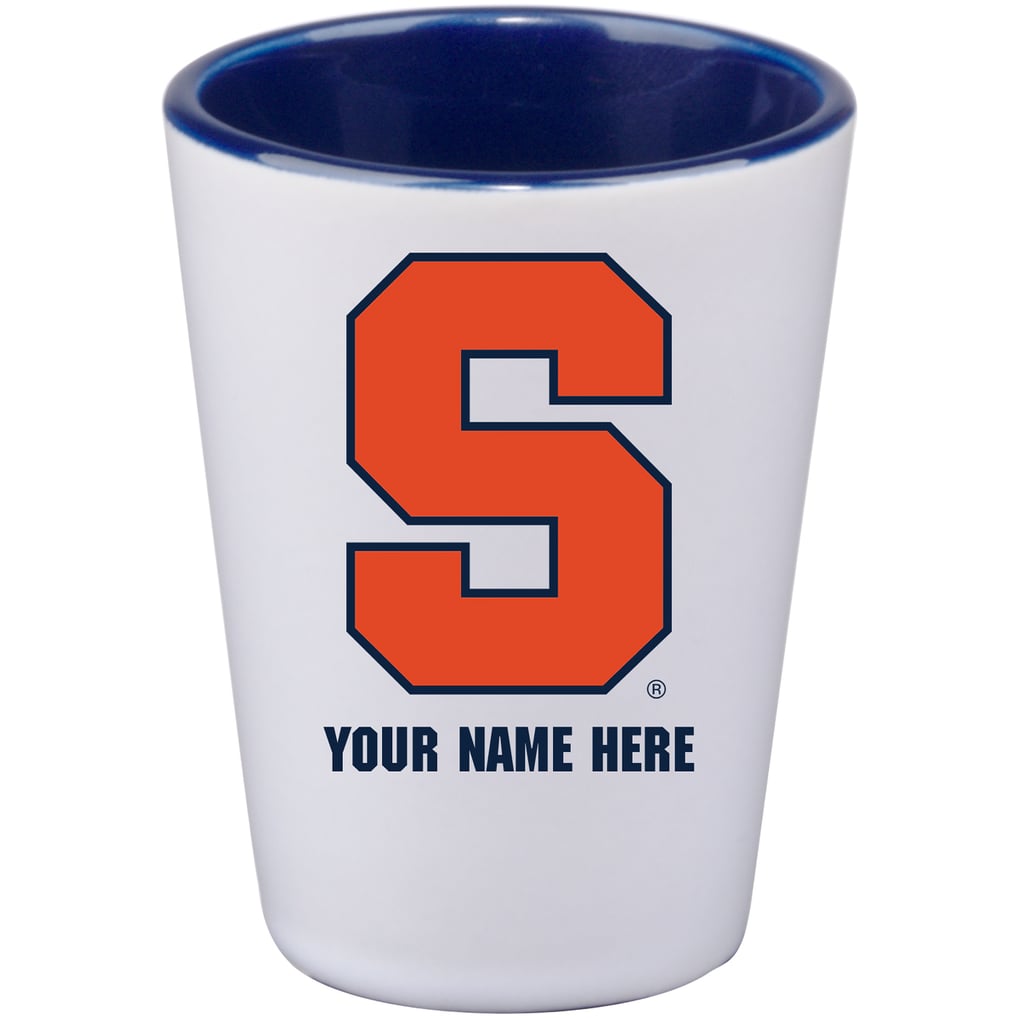 Syracuse Orange 2oz. Personalized Ceramic Shot Glass
