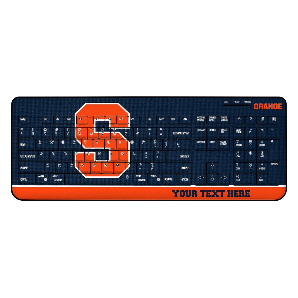 Syracuse Orange Personalized Wireless Keyboard