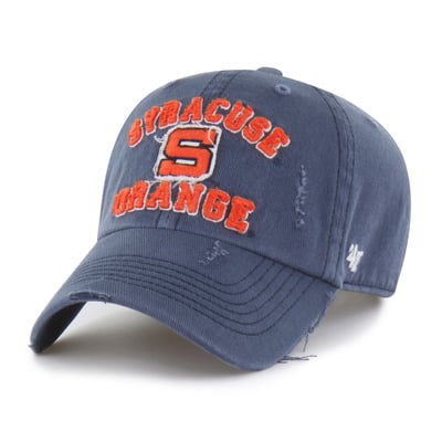  Syracuse Orange '47 Unisex Well-Worn Seymore Clean Up Adjustable Hat - Navy