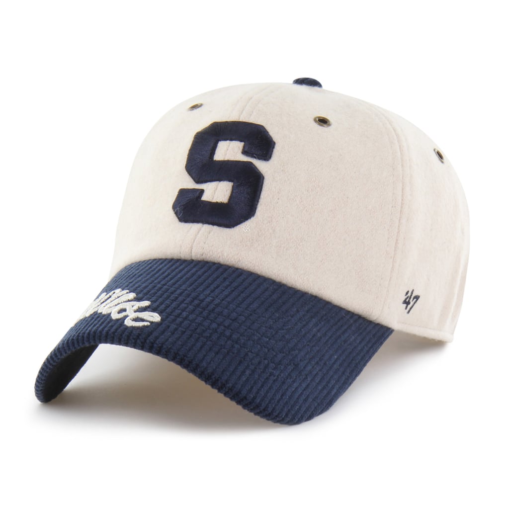 Syracuse Orange '47 Women's Rope Script Clean Up Adjustable Hat - White/Navy