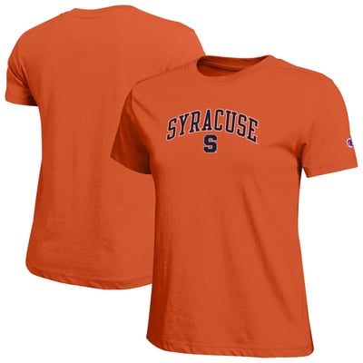  Syracuse Orange Champion Women's Arched Over Logo T-Shirt - Orange