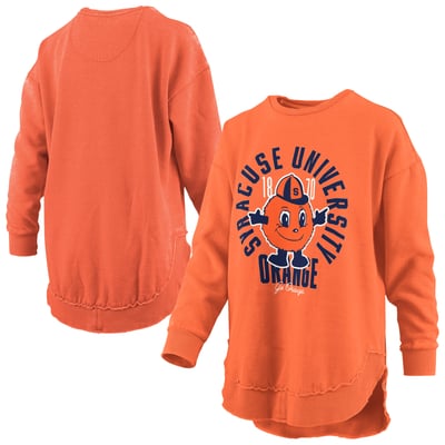  Syracuse Orange Pressbox Women's Blitz Crewneck Sweatshirt - Orange
