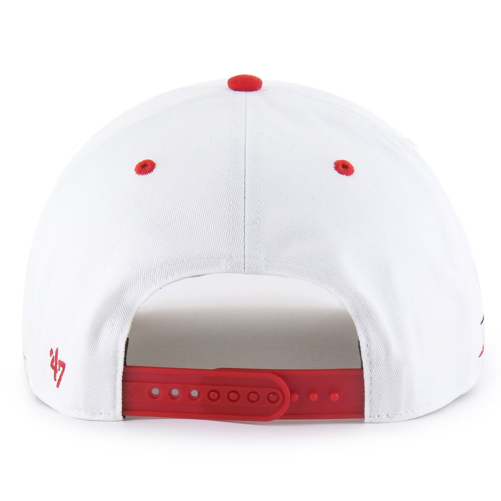  Talladega Superspeedway '47 Diamond Cut Hitch Adjustable Hat - White/Red