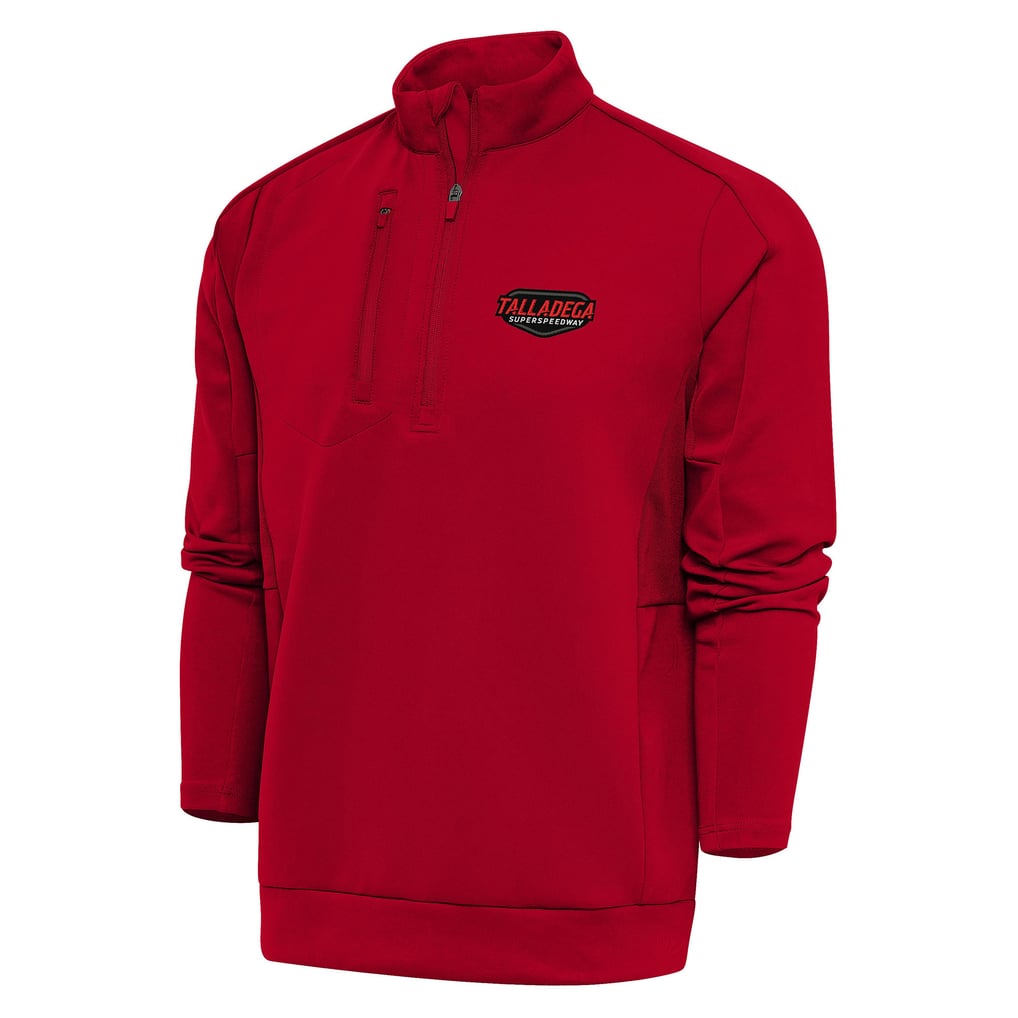 Talladega Superspeedway Antigua Generation Quarter-Zip Pullover Top - Red