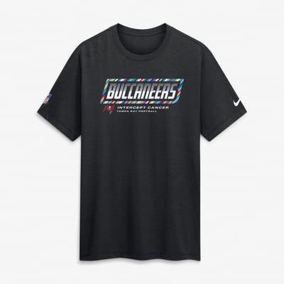 Tampa Bay Buccaneers Nike 2026 NFL Crucial Catch Tri-Blend Dri-FIT T-Shirt - Black