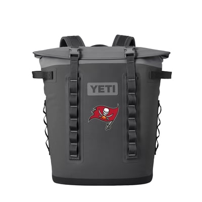  Tampa Bay Buccaneers YETI Hopper M20 Soft Cooler Backpack - Charcoal