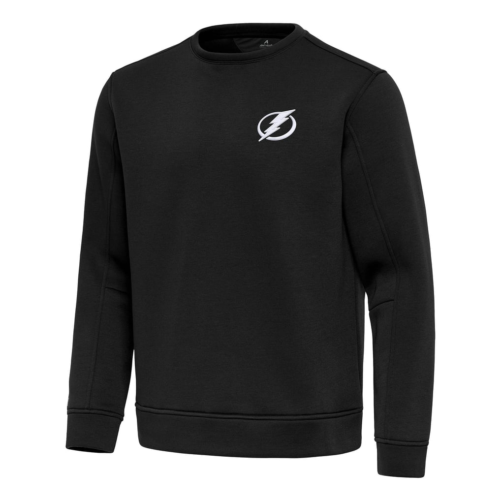 Tampa Bay Lightning Antigua Relevant Lightweight Pullover Sweatshirt - Black