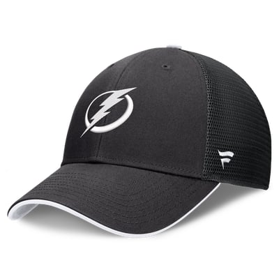 Tampa Bay Lightning Fanatics Fundamental Limits Trucker Adjustable Hat - Black