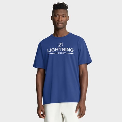 Tampa Bay Lightning Fanatics Authentic Pro Primary T-Shirt - Blue