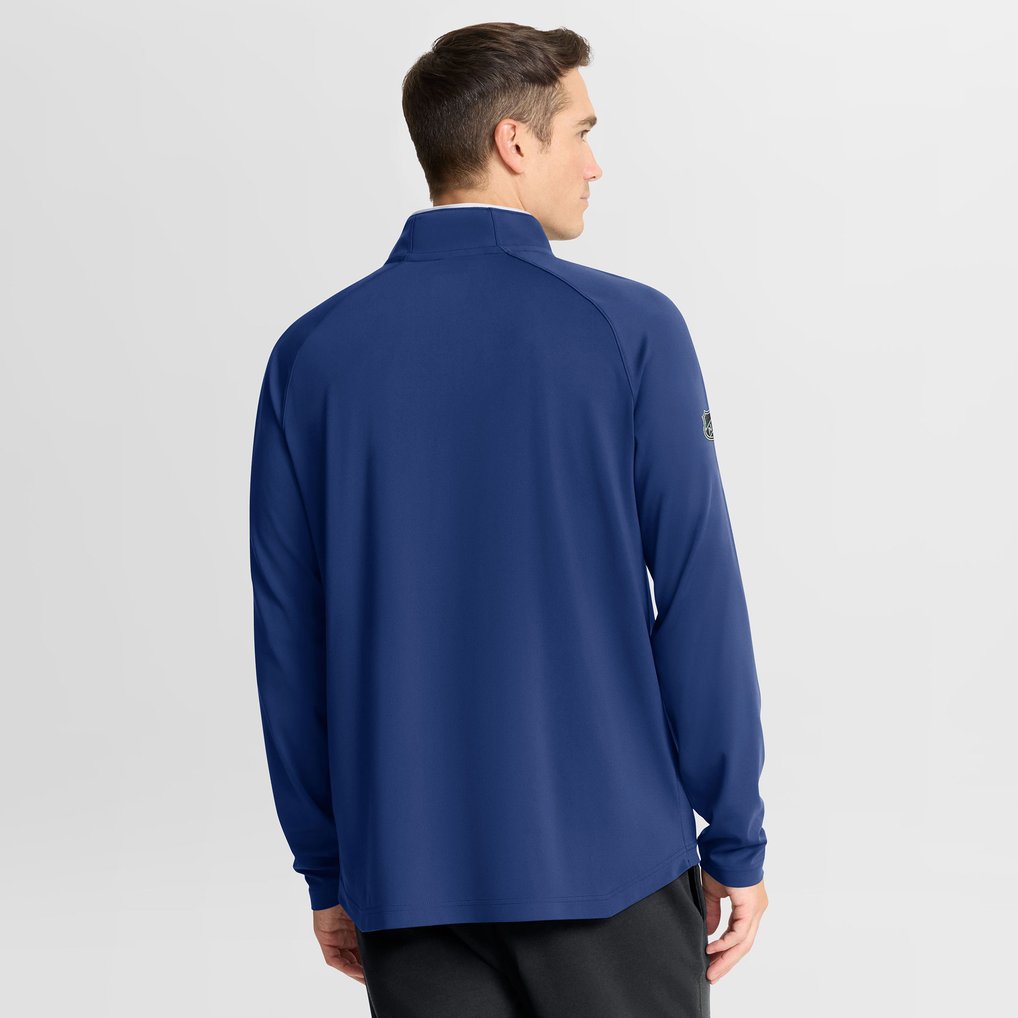 Tampa Bay Lightning Fanatics Authentic Pro Rink Training Quarter-Zip Pullover - Blue