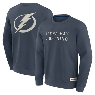 Tampa Bay Lightning Fanatics Elements Future Ground Lettering Pullover Sweatshirt - Blue