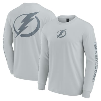 Tampa Bay Lightning Fanatics Elements Strive Long Sleeve T-Shirt - Gray