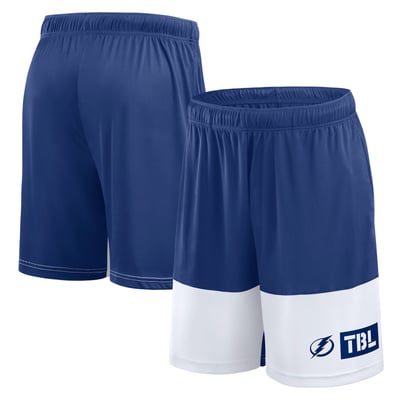 Tampa Bay Lightning Logo Athletic Best of the Best Shorts - Blue