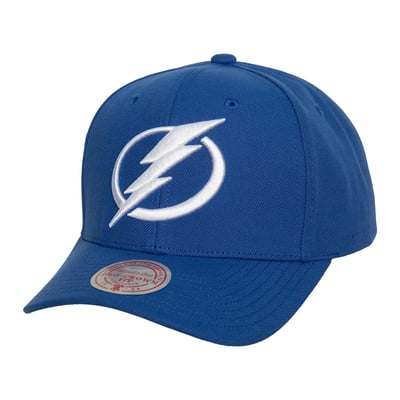 Tampa Bay Lightning Mitchell & Ness Core Team Ground Pro Adjustable Hat - Blue