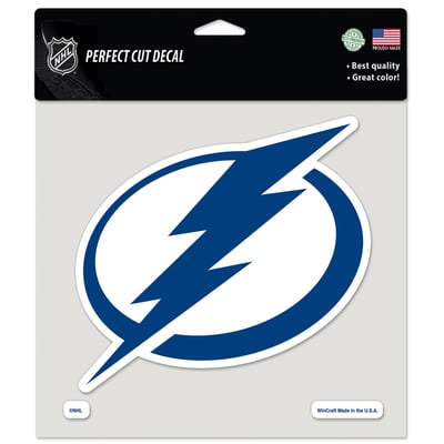 WinCraft  Tampa Bay Lightning 8" x 8" Color Car Decal