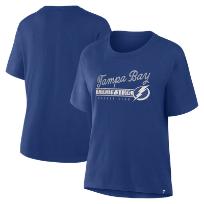 Tampa Bay Lightning Fanatics Women's Hometown Premium Legacy T-Shirt - Blue